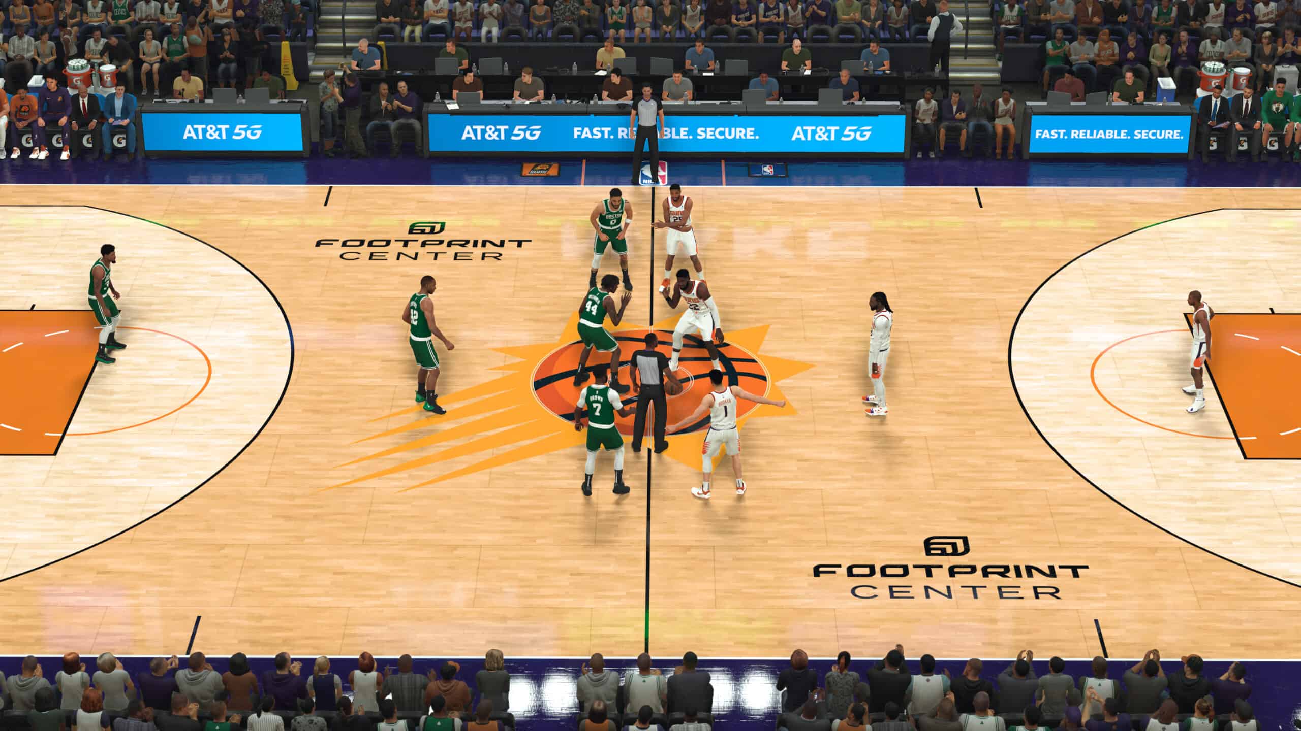 Gameplay from NBA 2K23.
