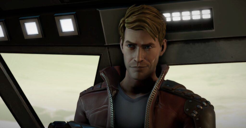 Peter Quill in Guardians of the Galaxy: The Telltale Series
