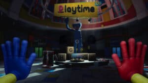 A Steam promotional image for Poppy Playtime.