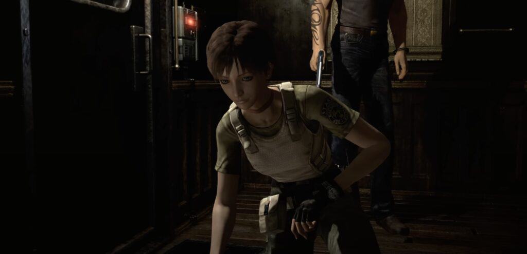 A close up of Rebecca Chambers