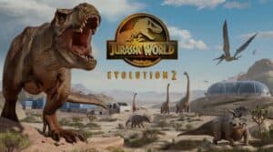 Cover art for Jurassic World Evolution 2.