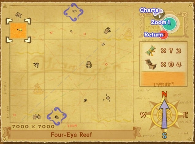 The Legend of Zelda: Wind Waker sea chart