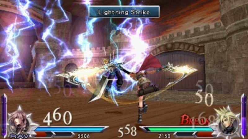 Dissidia 012 Final Fantasy gameplay