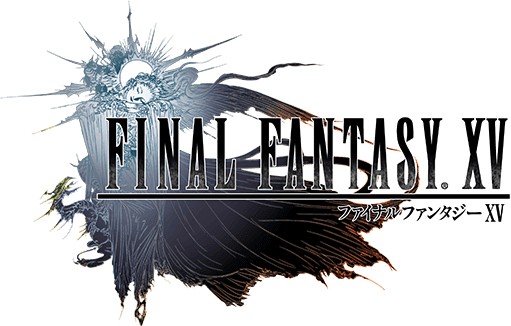 Final Fantasy XV title card and logo