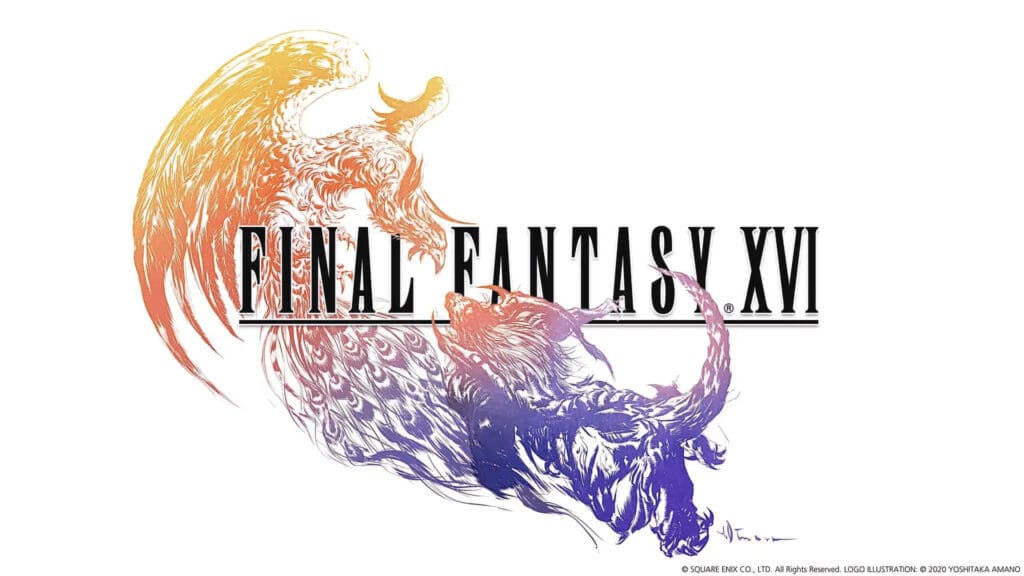 Final Fantasy XVI title and logo