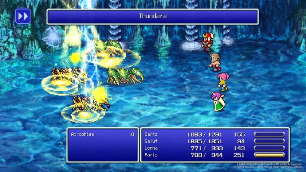 Final Fantasy V gameplay