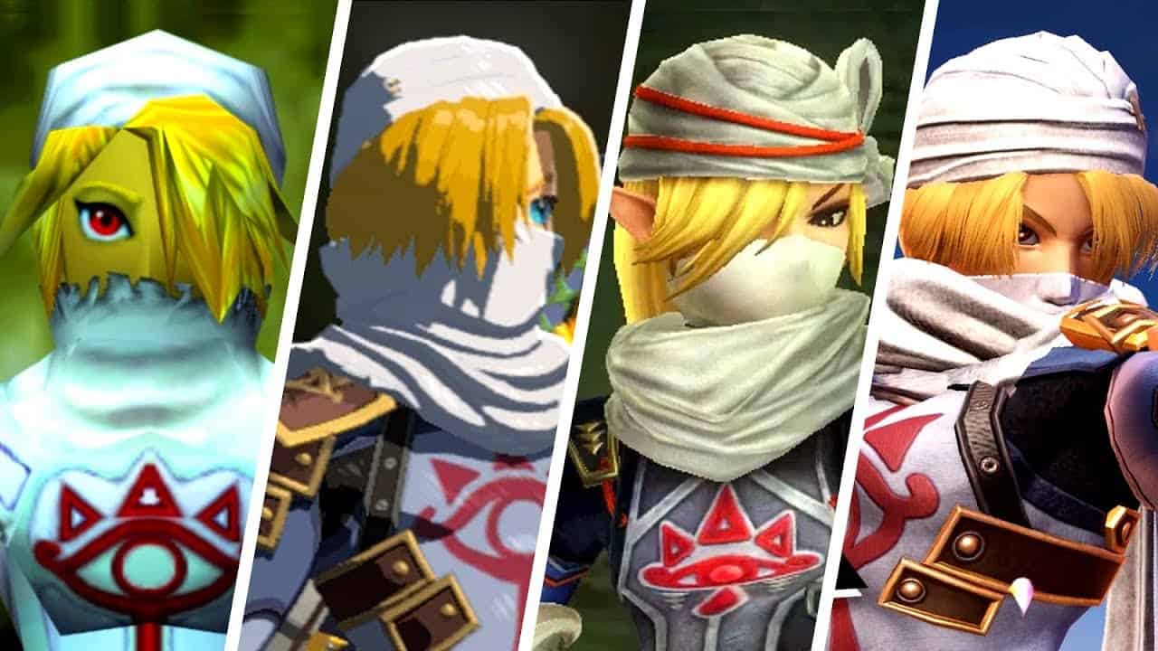 Link, Zelda, Sheik and other LOZ Characters