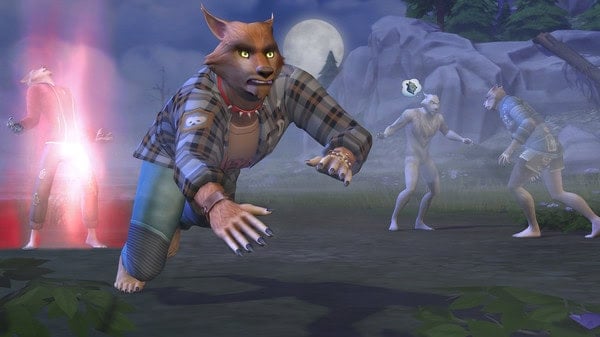 The Sims 4: Werewolves gameplay