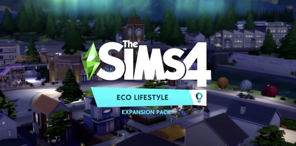 The Sims 4: Eco Lifestyle expansion pack logo