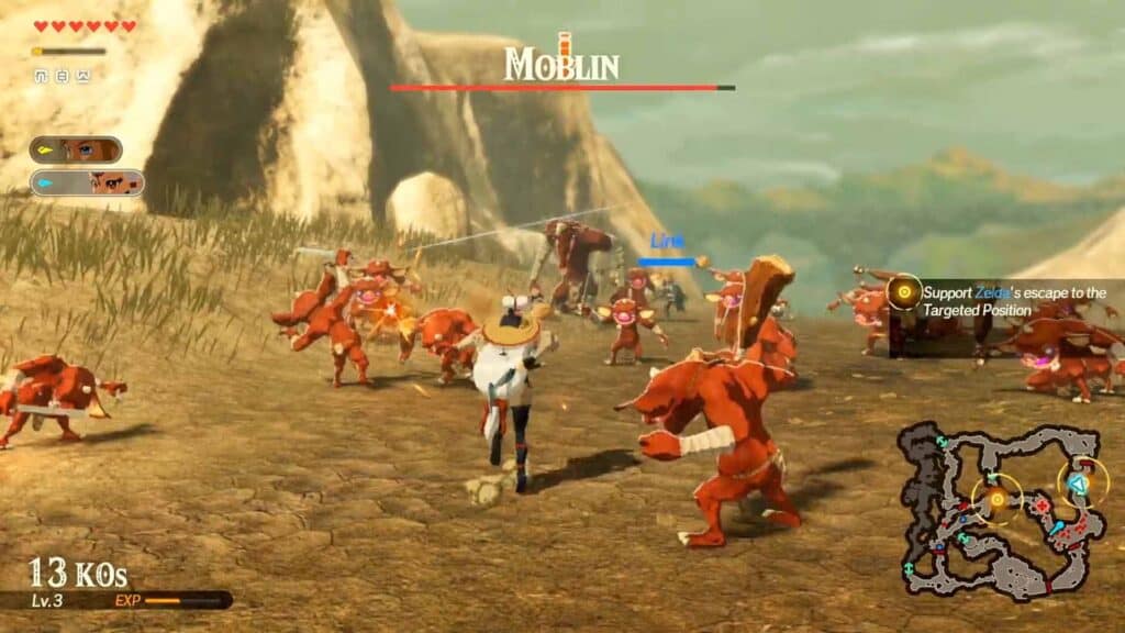 Hyrule Warriors: Age of Calamity gameplay