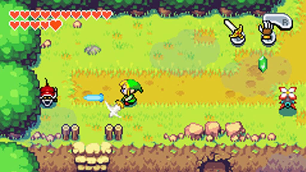 The Legend of Zelda: The Minish Cap gameplay