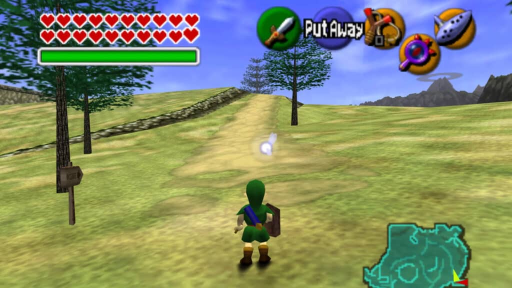 The Legend of Zelda: Ocarina of Time gameplay