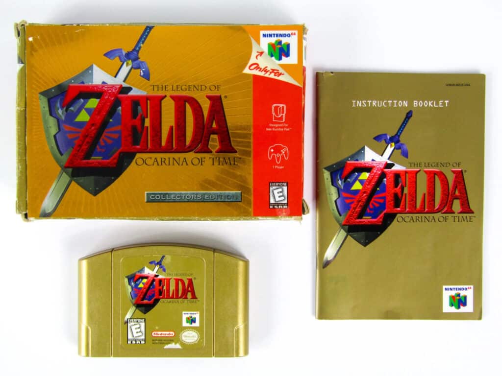 The Legend of Zelda Ocarina of Time Gold Collector's Edition