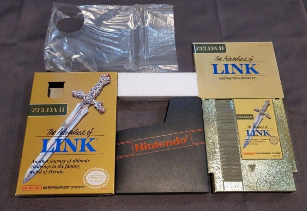 Zelda II: The Adventure of Link box