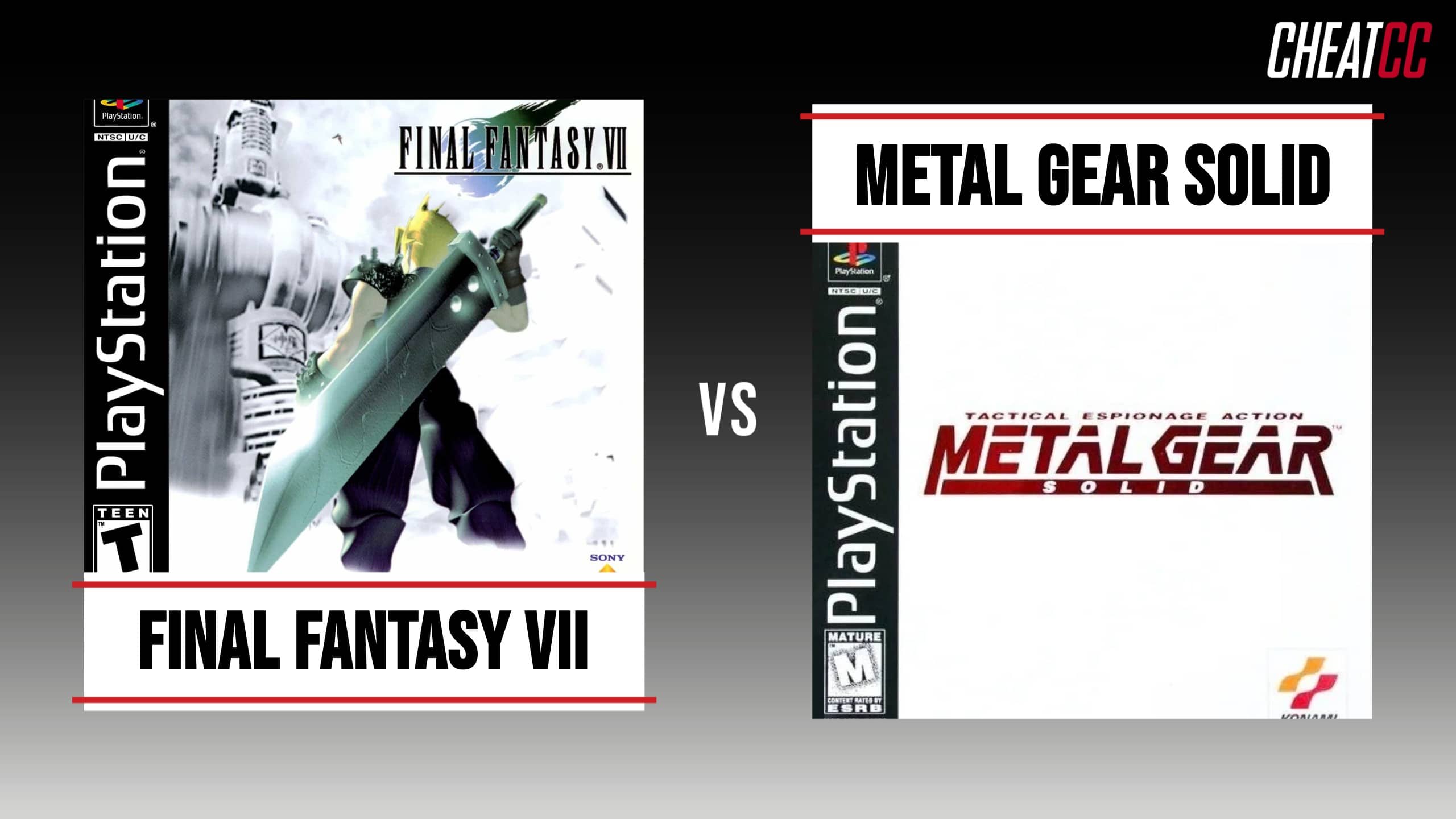 Final Fantasy VII vs Metal Gear Solid