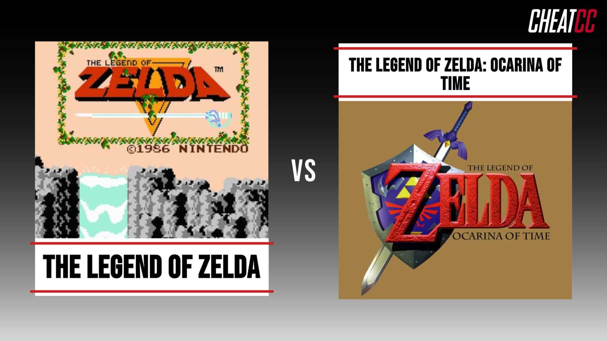 The Legend of Zelda vs Zelda Ocarina of Time Which Game Had the Greater Influence? Cheat