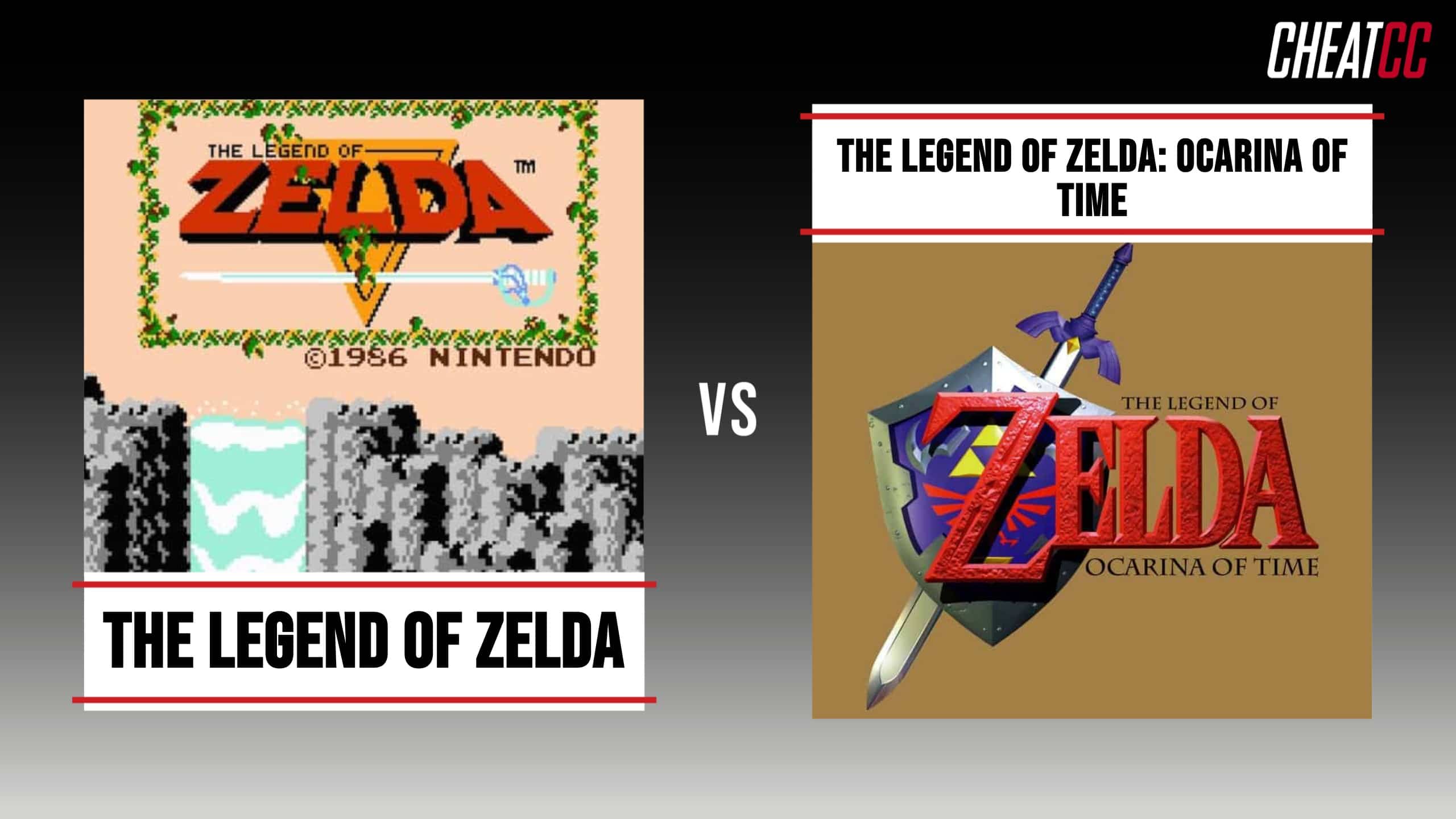 The Legend of Zelda vs Zelda: Ocarina of Time
