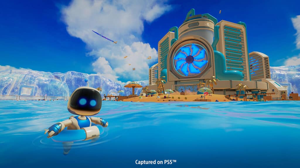 Each of Astro's Playroom's levels are inspired by a different part of the PS5.