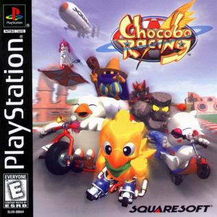 Chocobo Racing PS1 cover