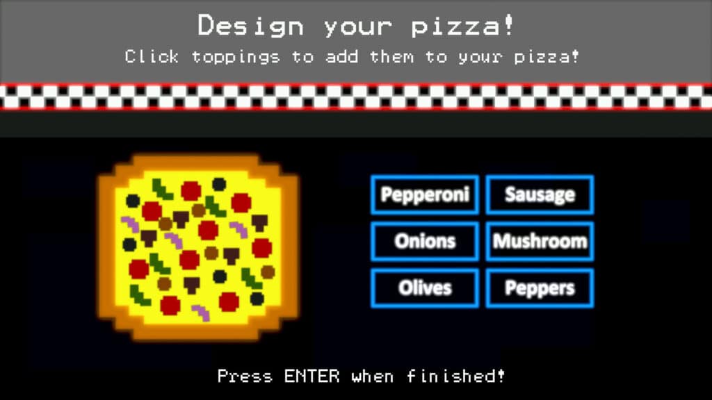 In Freddy Fazbear's Pizzeria Simulator you can control every aspect of your pizza shop.