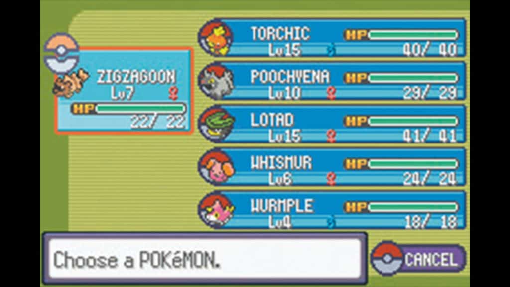 Pokemon Sapphire gameplay