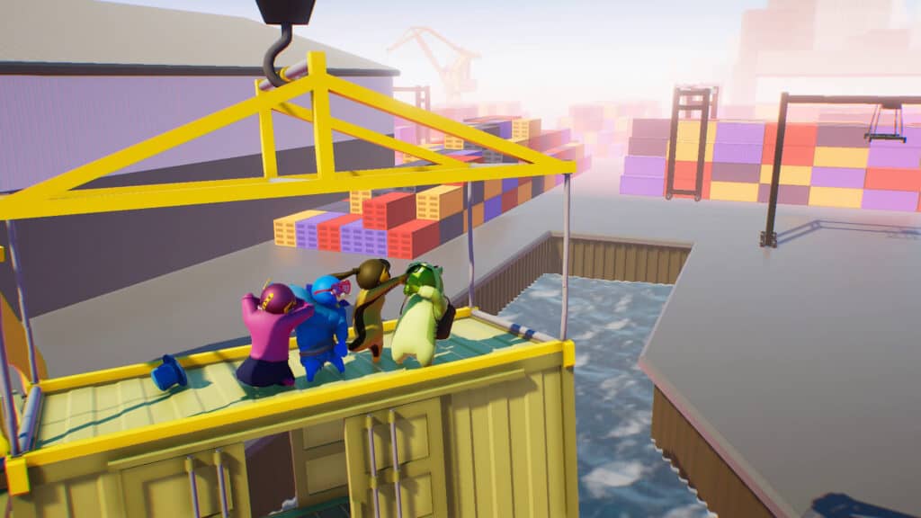 A Steam promotional image for Gang Beasts.