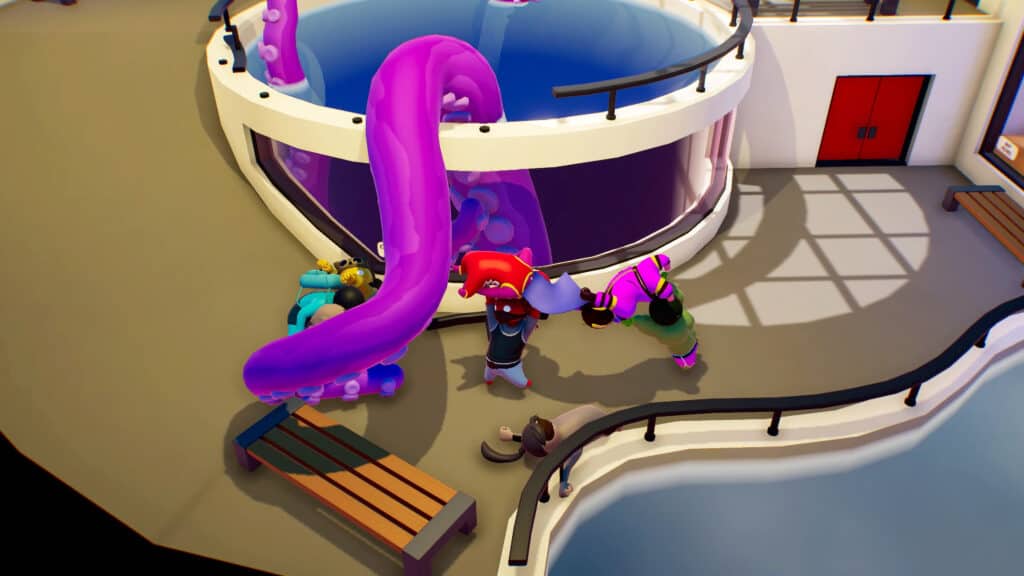 A Steam promotional image for Gang Beasts.