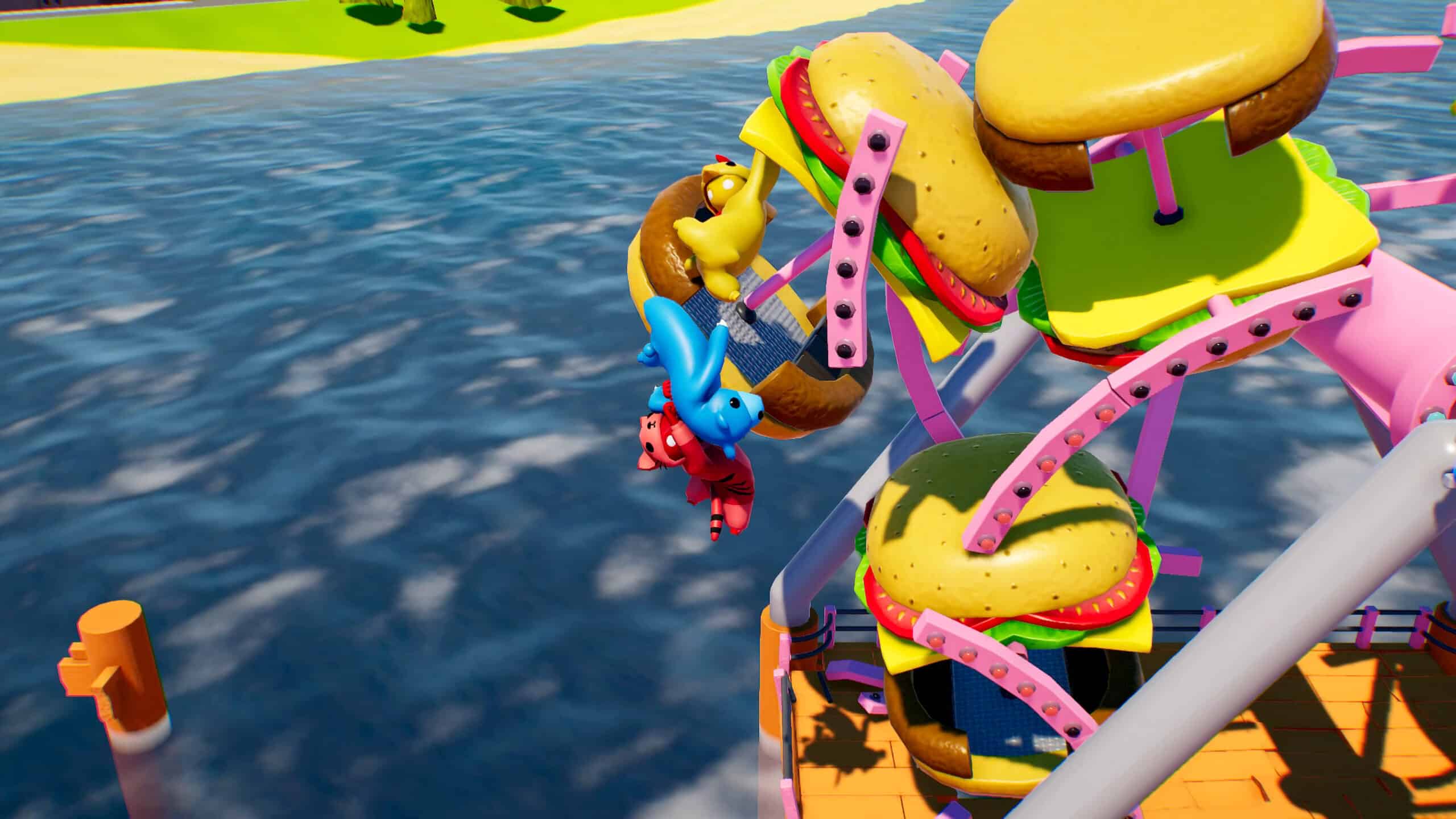 A Steam promotional image for Gang Beasts.