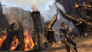 Guild Wars 2's Path of Fire expansion takes players to the Crystal Desert.