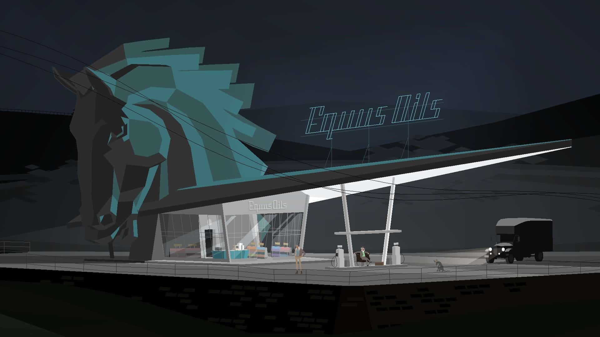 Kentucky Route Zero begins at a gas station.