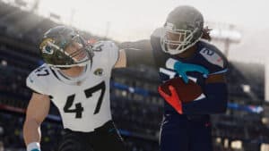 Stiff arm in Madden NFL 22.