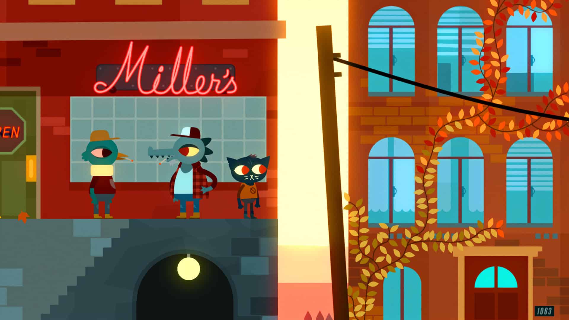 A Steam promotional image for Night in the Woods.