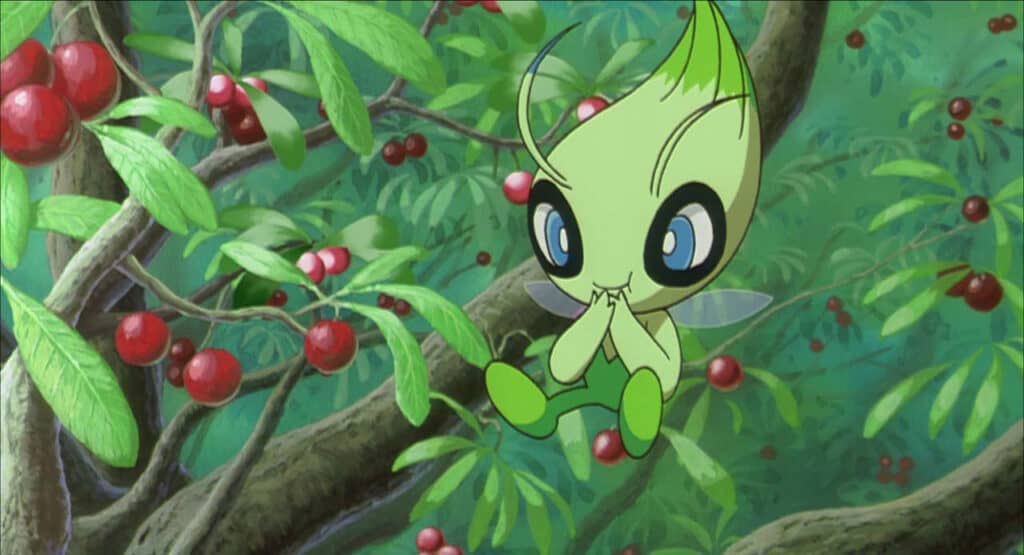 Celebi appears as a major character in the 4th movie.