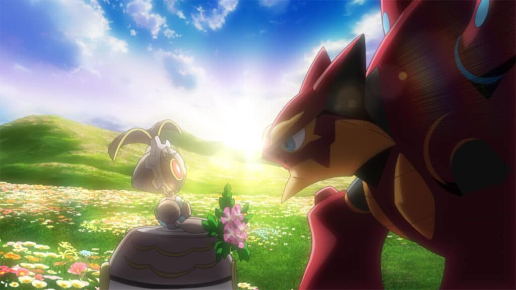 Magearna and Volcanion's relationship drives the events of this movie.