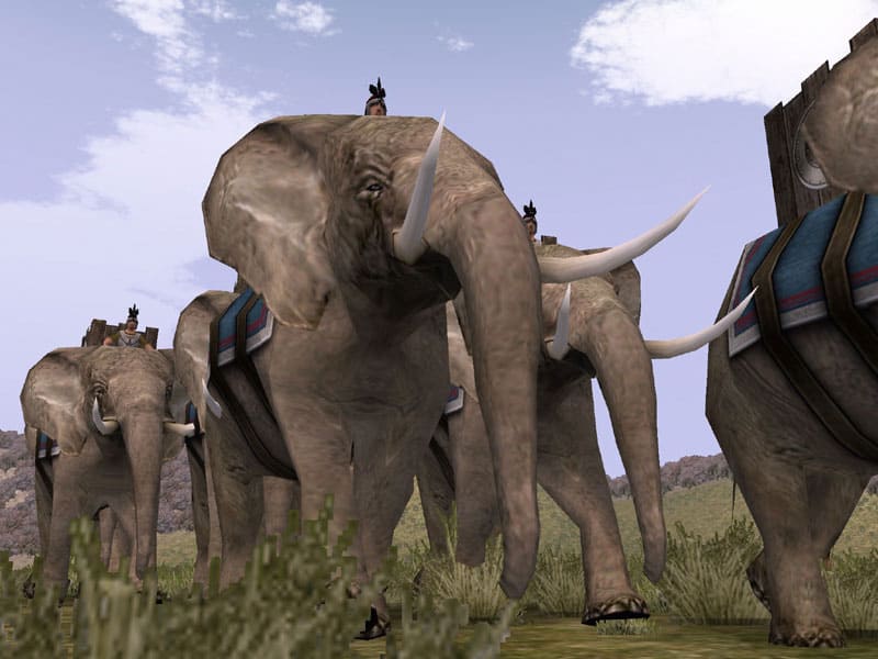 War Elephants in Rome: Total War.