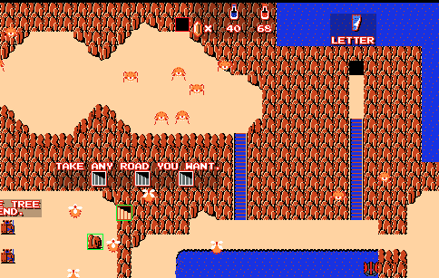 The Legend of Zelda map point