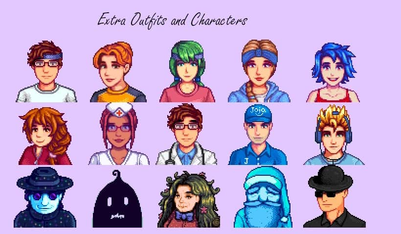Every character gets a redesign from this mod.
