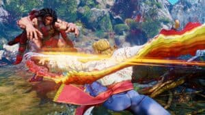 Graphics in Street Fighter V.