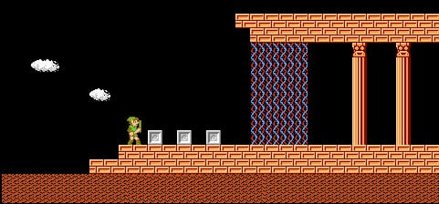 Zelda II gameplay