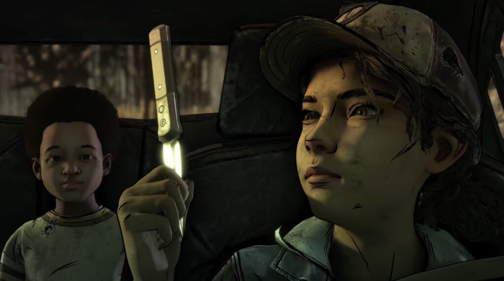 Clementine and AJ in The Walking Dead: The Final Season