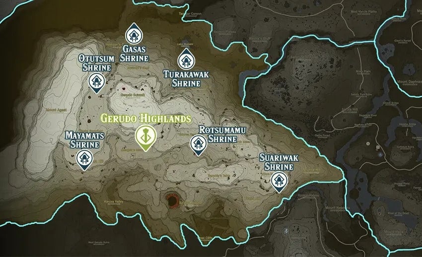 The Legend of Zelda Tears of the Kingdom All Shrine Locations Cheat Code Central