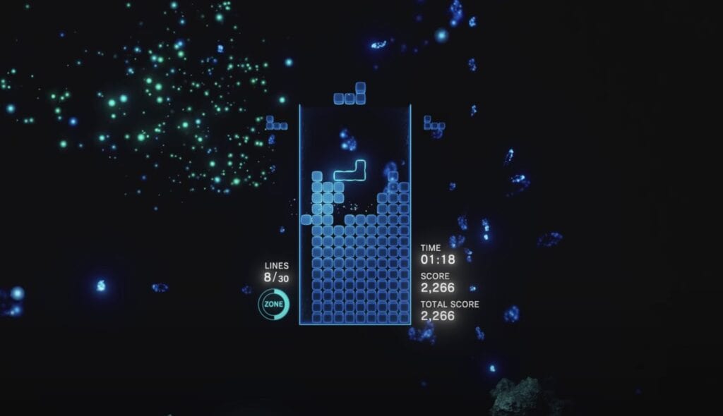 Tetris Effects gameplay