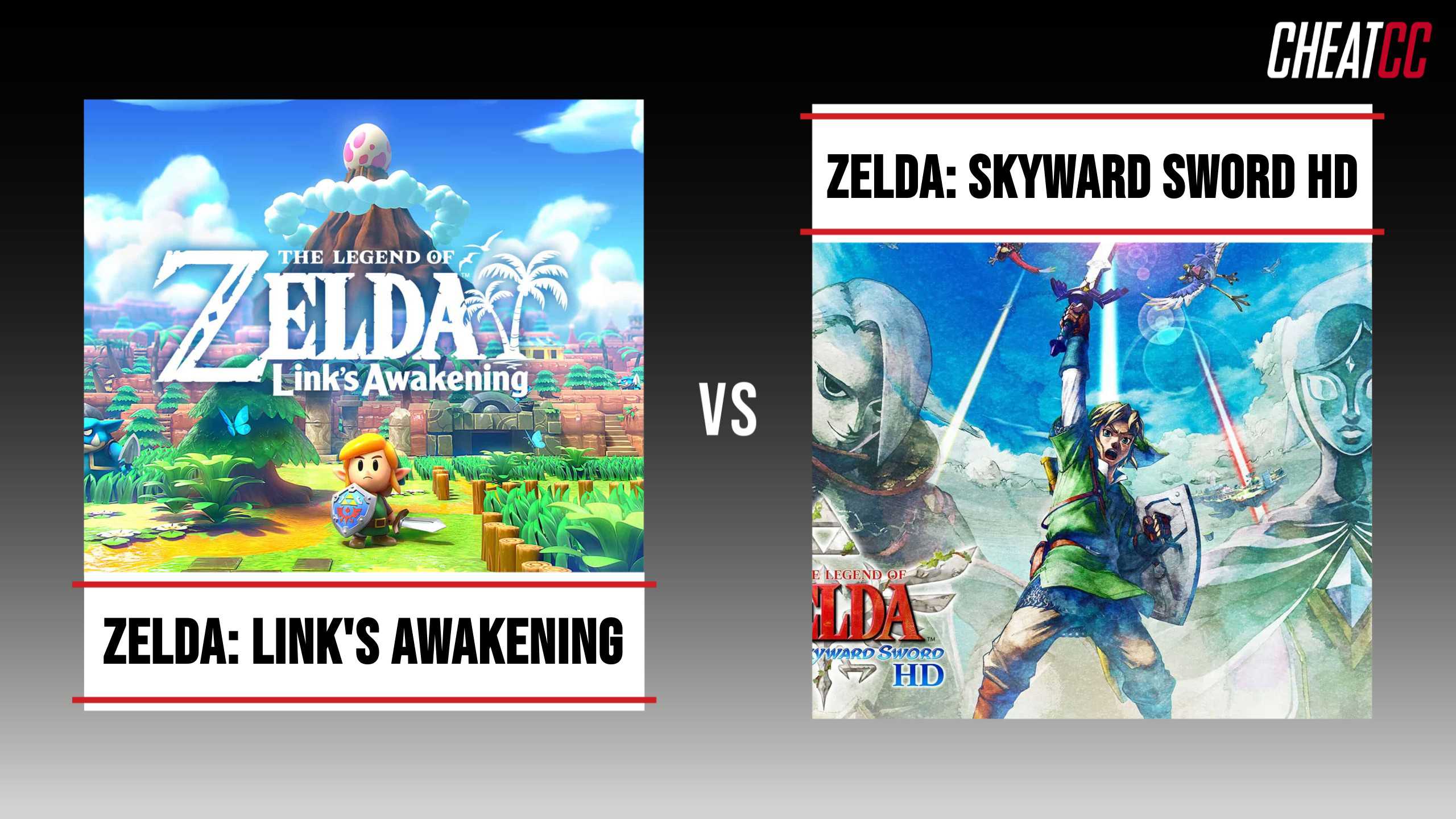 Zelda: Link's Awakening vs Zelda: Skyward Sword - Which is the Better  Switch Port? - Cheat Code Central