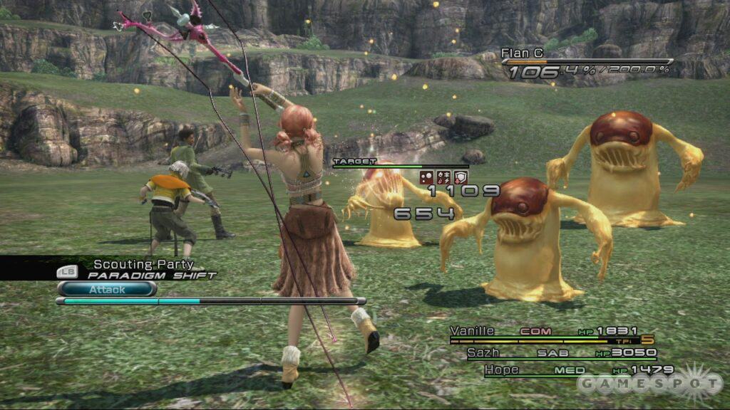Final Fantasy XIII gameplay