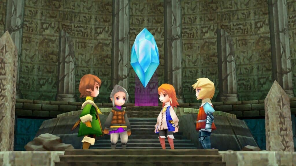 Final Fantasy III (DS) gameplay