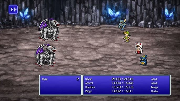 Final Fantasy III gameplay