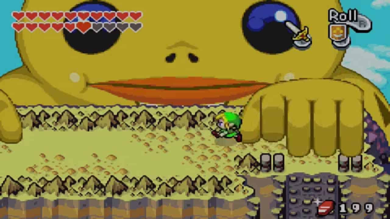 The Legend of Zelda: The Minish Cap gameplay