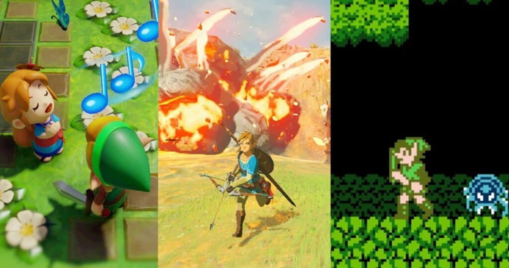 Zelda games on the Nintendo Switch