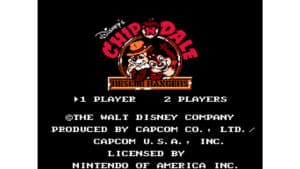 An in-game screenshot from Chip 'n Dale Rescue Rangers.