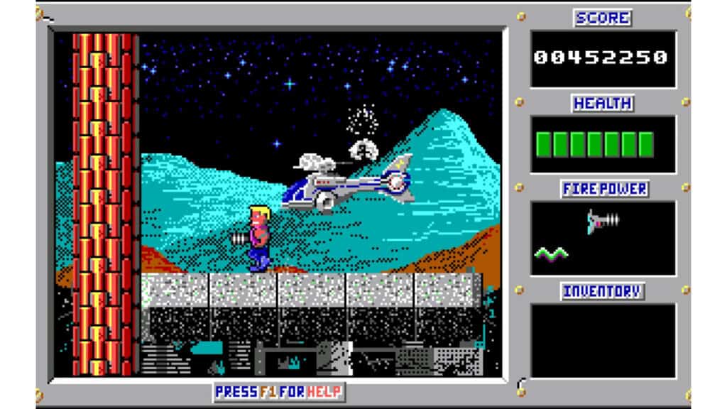 An in-game screenshot from Duke Nukem.